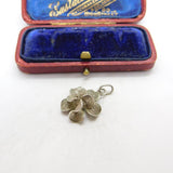 Sterling Silver Filigree Flower Charm Pendant Vintage c1970