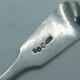 19th Century Maltese Sterling Silver Dessert Spoon Antique c1820s