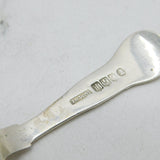 Scottish George IV Sterling Silver Tea Caddy Spoon Antique 1822 Edinburgh