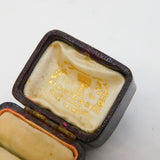 Victorian Tooled Leather 'Aldred & Son, G. Yarmouth' Jewellery Ring Box Antique
