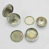 Victorian Sterling Silver Three-Part Travelling Pomander Antique 1865 London