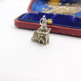 Sterling Silver Nuvo Openable Wedding Church Charm Pendant Vintage c1970