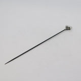 Charles Horner Sterling Silver & Enamel Floral Hat Pin Antique c1910s