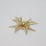 Sterling Silver Filigree Maltese Cross Charm Pendant Vintage c1970