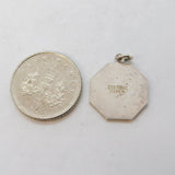 Sterling Silver St Christopher Charm Pendant Vintage c1970s
