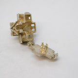 Sterling Silver Opening Church Charm Pendant Vintage c1970