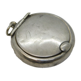 Sterling Silver Miniature Chatelaine Mirror Compact Antique 1920 Birmingham