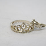 Links of London Sterling Silver Tiara Charm Pendant Vintage c2000
