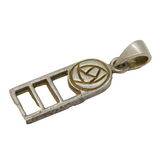 Sterling Silver Rennie Mackintosh Charm Pendant Vintage c1970s