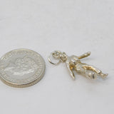 Sterling Silver Soldier Charm Pendant Vintage c1970