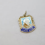 Sterling Silver Shakespeare Stratford Upon Avon Charm Pendant Vintage c1970