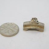 Sterling Silver Rialto Bridge Venice Charm Pendant Vintage c1970s