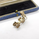 Sterling Silver Traditional Motor Car Opening Charm Pendant Vintage c1970