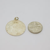 Sterling Silver St Christopher Travel Charm Pendant Vintage c1970