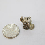 Sterling Silver Traditional Carriage Driver Charm Pendant Vintage c1970