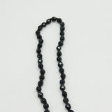 19th Century Carved French Jet Long Guard Necklace Antique c1860