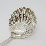 Victorian Sterling Silver Floral Sugar Caster Spoon Antique 1889 London
