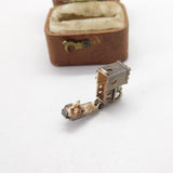 Sterling Silver Wedding in the Church Charm Pendant Vintage c1970