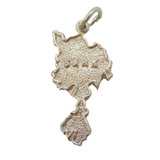 Sterling Silver Sark Island Charm Pendant Vintage c1970s