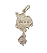 Sterling Silver Sark Island Charm Pendant Vintage c1970s
