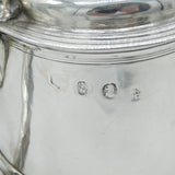 Queen Anne Britannia Silver Lidded Pint Tankard Antique 1710 London