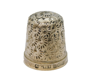 Sterling Silver Size 4 Sewing Thimble Vintage 1961 Birmingham