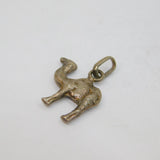 Sterling Silver Camel Charm Pendant Vintage c1970