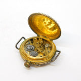 20th Century Swiss .800 Silver, Enamel & Pearl Set Ladies Watch Antique c1920s
