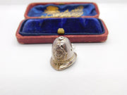 Sterling Silver British Police Hat Charm Pendant Vintage c1970