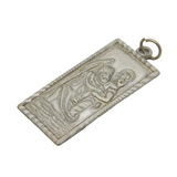 Sterling Silver St Chritopher Travel Pendant Vintage c1970s