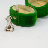 Sterling Silver "Leo" Lion Horoscope Charm Pendant Vintage c1970
