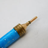 Art Deco Rolled Gold & Guilloche Enamel Propelling Pencil Fob Antique c1920s