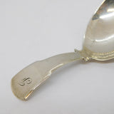 George III Sterling Silver Tea Caddy Spoon Antique 1806 London Josiah Snatt