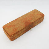 20th Century Tooled Leather 'National Security' Pen Box Antique c1920s