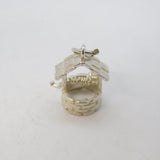 Sterling Silver Wishing Well Charm Pendant Vintage c1970s