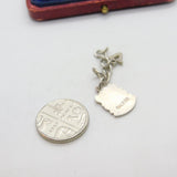 Sterling Silver and Coloured Enamel Travel Shield Southsea Charm Vintage c1970