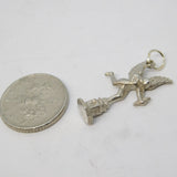 Sterling Silver Eros the Archer Charm Pendant Vintage c1970