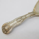 William IV Sterling Silver Kings Pattern Tea Caddy Spoon Antique 1835 London
