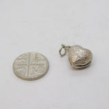 Sterling Silver Couple in the Love Heart Opening Charm Pendant Vintage c1970s