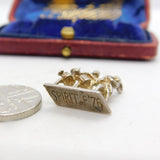 Sterling Silver 'Spirit of ''76'  Trio of Musicians Charm Pendant Vintage c1970
