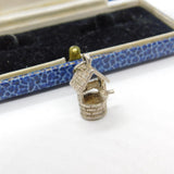 Sterling Silver Lucky Wishing Well Charm Pendant Vintage c1970