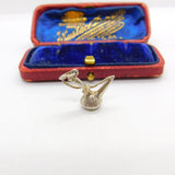 Sterling Silver Shisha Pipe Charm Pendant Vintage c1970