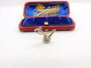 Sterling Silver Shisha Pipe Charm Pendant Vintage c1970
