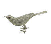 20th Century Dutch .833 Silver Novelty Sparrow Bird Box Antique c1910s