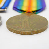 WWI British Army Service Medal Group 'DVR J Kampshall' South African Antique