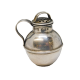 Victorian Sterling Silver Novelty Guernsey Can Pepper Shaker Antique Birmingham