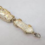 Sterling Silver Opening Fire Truck Charm Pendant Vintage c1970