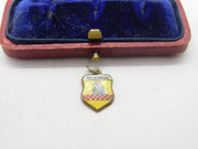Sterling Silver Neuenrade Crest Charm Pendant Vintage c1970
