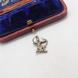 Sterling Silver Sagittarius the Archer Charm Pendant Vintage c1970