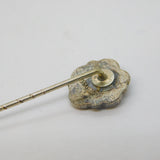 David Andersen Norwegian Sterling Silver Enamel Floral Stick Pin Antique